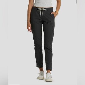 Vuori Ripstop Mid-Rise Charcoal Pant Size S